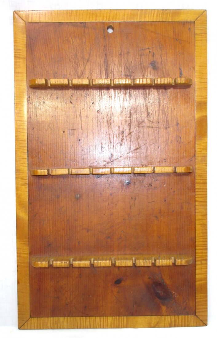 Tiger Maple & Pine Spoon Rack (1 of 3)