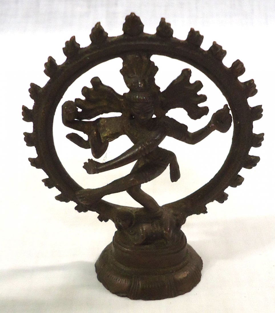 Oriental Bronze Figure (1 of 3)