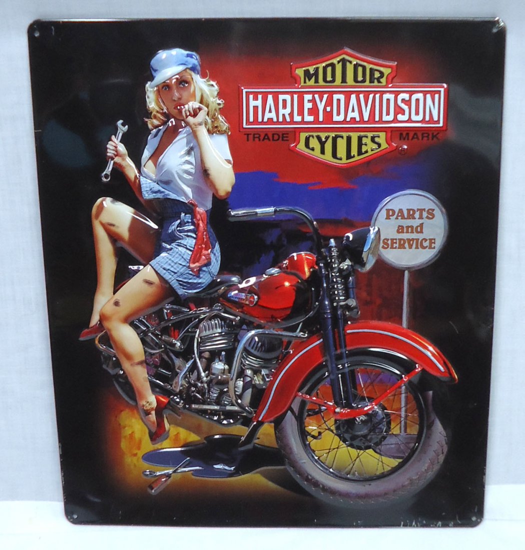 2009 Harley Davidson Adv. Sign: 15" x 13"
