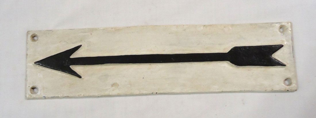 Cast Iron Arrow Sign (1 of 3)