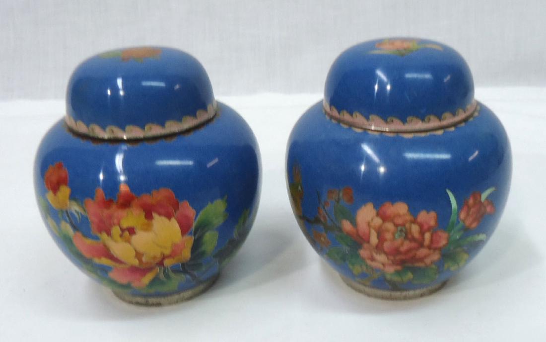 Pr. Oriental Enameled Ginger Jars (1 of 4)