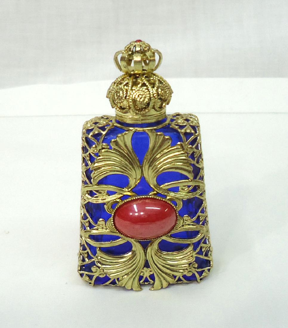 Ornate Czech. Perfume Bottle (1 of 3)