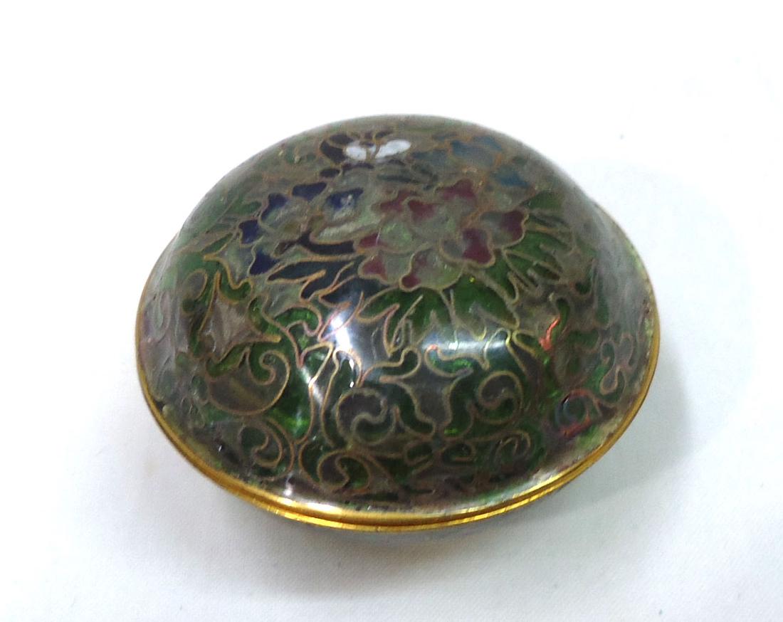 Sm. Plique a Jour Covered Box (1 of 3)