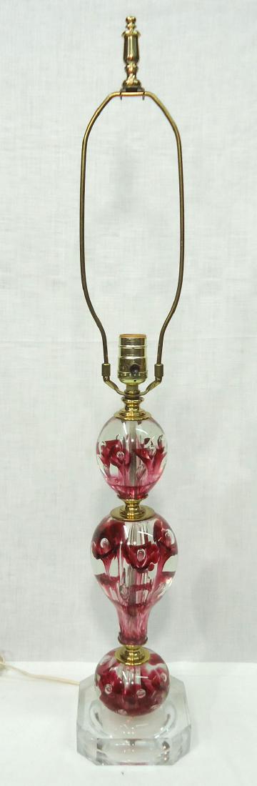 Gibson or St. Clair Paperweight Lamp (1 of 6)