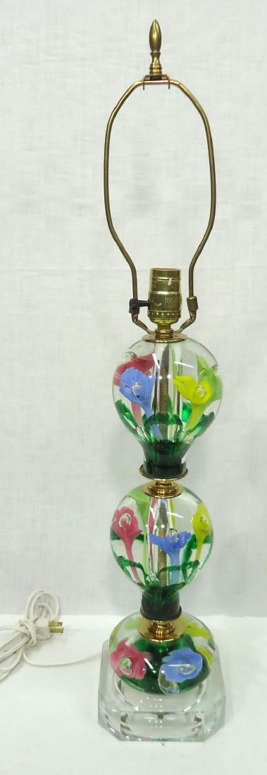 Gibson or St. Clair Paperweight Lamp (1 of 5)