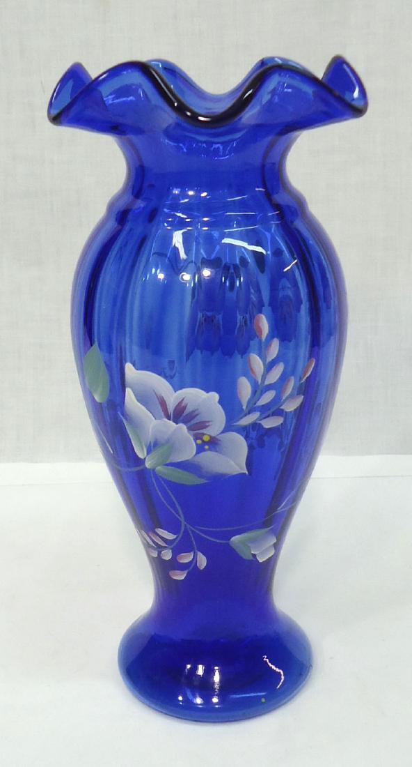 H.P. Fenton Vase Artist Sgnd. (1 of 7)