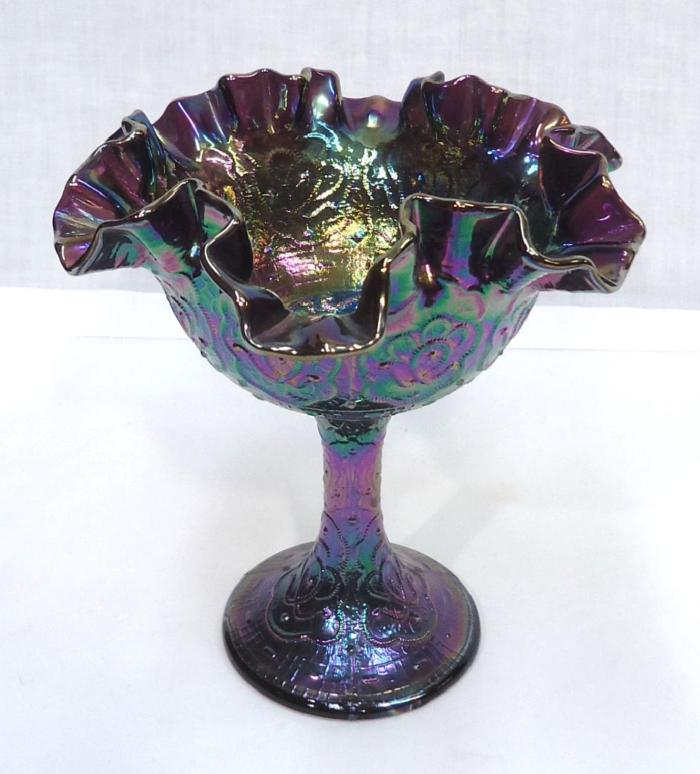 Carnival Glass Compote (1 of 5)