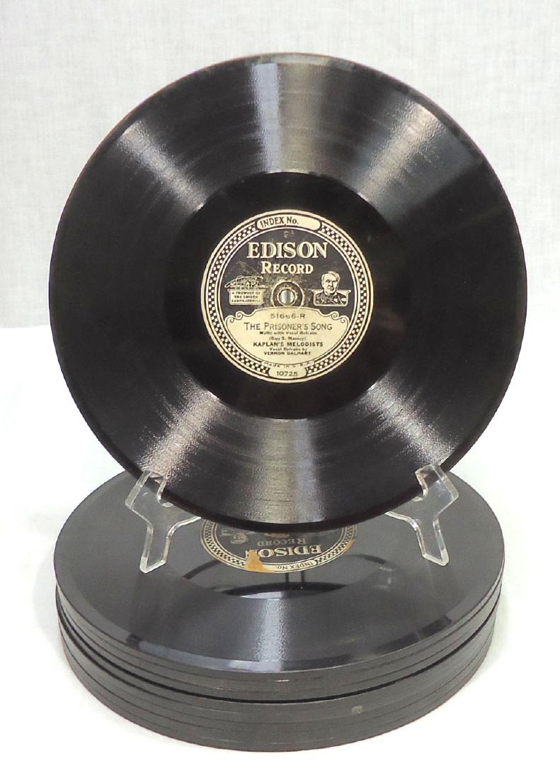 (9) Thick Edison Records: 9 3/4"