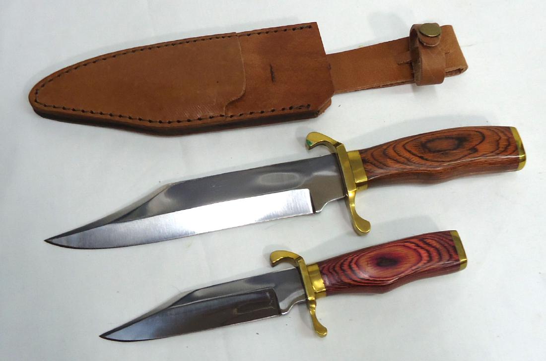 2pc 12 3/4" & 9" Bowie Knife Set (1 of 2)