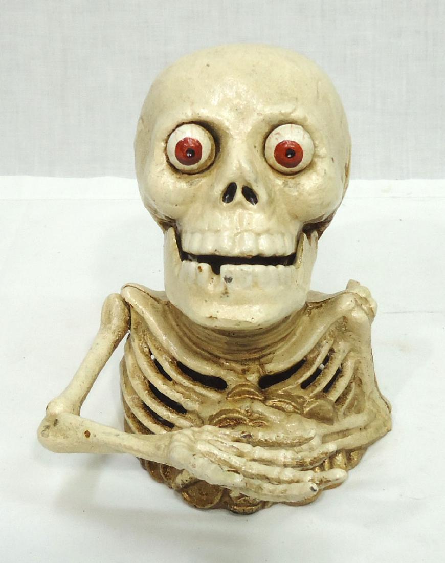 Modern C.I. Skeleton Mechanical Bank (1 of 4)