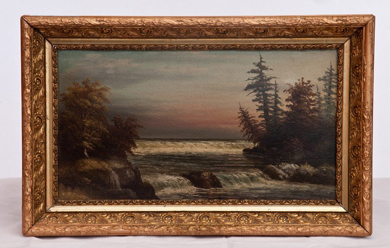 Oil on Board Ocean Scene William Merritt Post: Ameriacan 1836-1935