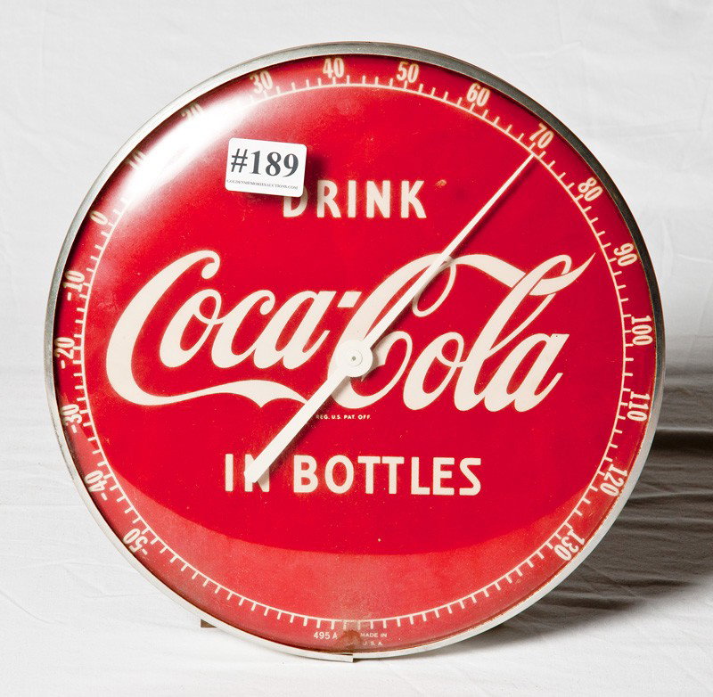 399- Drink Coca Cola in Bottles Thermometer: 399- Drink Coca Cola in Bottles Thermometer