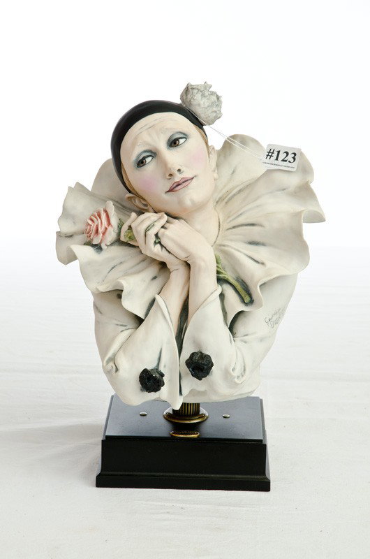 Giuseppe Armani Bust of Melancholy Lady 19" T