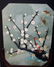 209: Chinese Jade table screen, decorated with a flower - 2