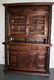114: Chinese 19thC ornately carved rosewood cabinet;