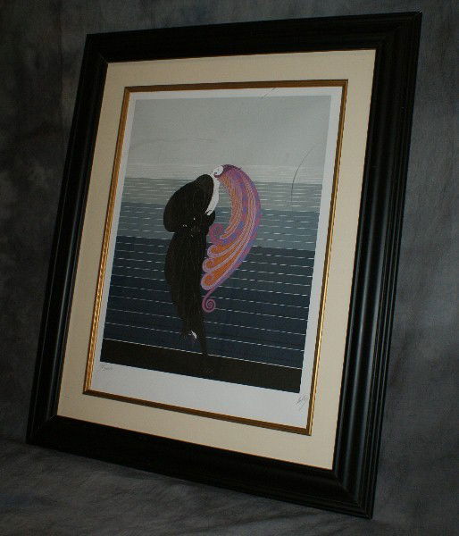 Erte (Romain de Tirtoff) Russian 1892-1990, limited: Erte (Romain de Tirtoff) Russian 1892-1990, limited edition print, signed and numbered in pencil: 10/300. Image: 20 1/2" x 15 1/2"