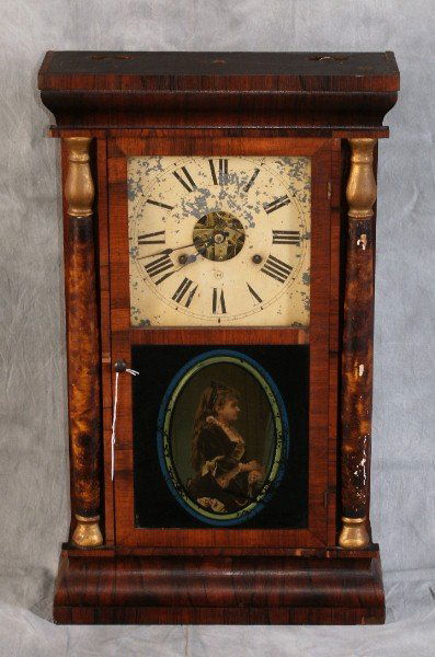 Mantle clock: Mantle Clock. H:25" W:14.75" D:4.5"