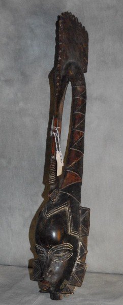 Large antique African mask: Large antique African mask. H:36"