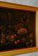 19th C Oil on paper laid on board of still life with - 3