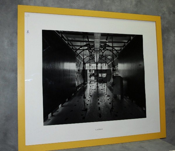 Lynne Cohen photograph titled "Classroom Hercules: Lynne Cohen photograph titled "Classroom Hercules Bomber" edition 2