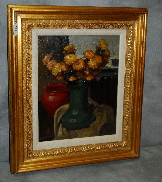 Elisee Maclet (French 1881-1962) double sided oil on: Elisee Maclet (French 1881-1962) double sided oil on board signed lower right, site size H:15.75" W:12.75"