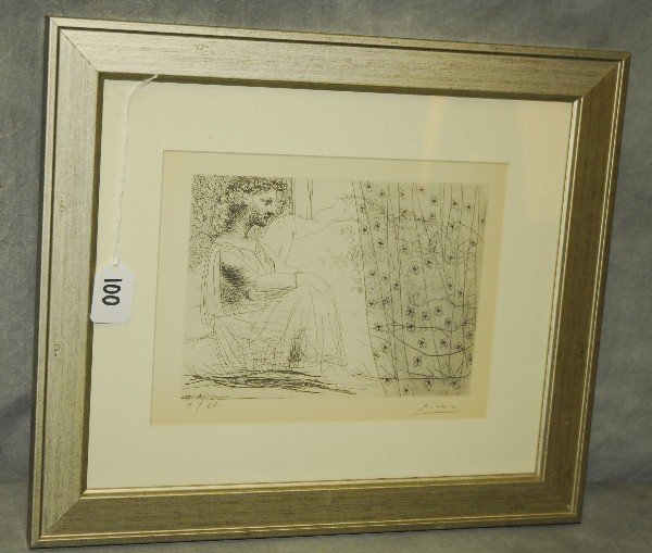 Pablo Picasso original lithograph pencil signed and (1 of 4)
