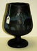 Signed Galle cameo art glass vase with elephant overlay