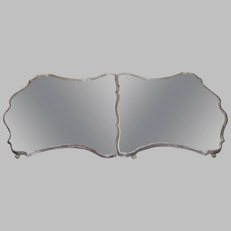 Silver plate two- piece plateau. (1 of 5)