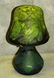 258. Signed Galle cameo art glass vase with birds in