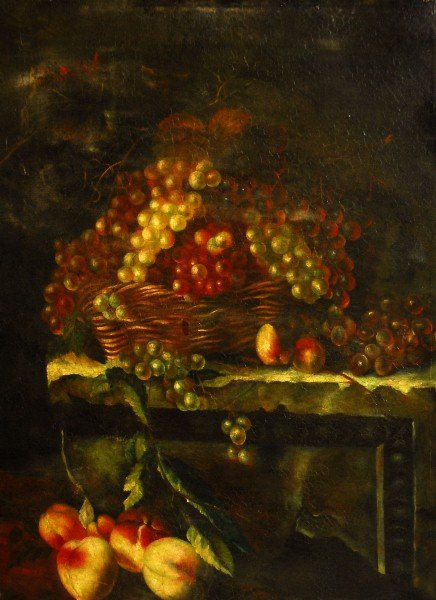 19th c. Dutch School 'Still Life" Sight size: 31.5" x (1 of 2)