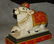 Pair of polychrome hardstone figures of reclining - 2