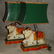 Pair of polychrome hardstone figures of reclining - 3