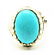 A Rare Persian Natural Turquoise Sterling Silver Ring - 2