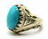 A Rare Persian Natural Turquoise Sterling Silver Ring - 3