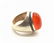 A Yemani/Persian Natural Large Haqeeq Silver Ring - 3