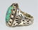 A Rare Vintage Persian Natural Turquoise Silver Ring - 2