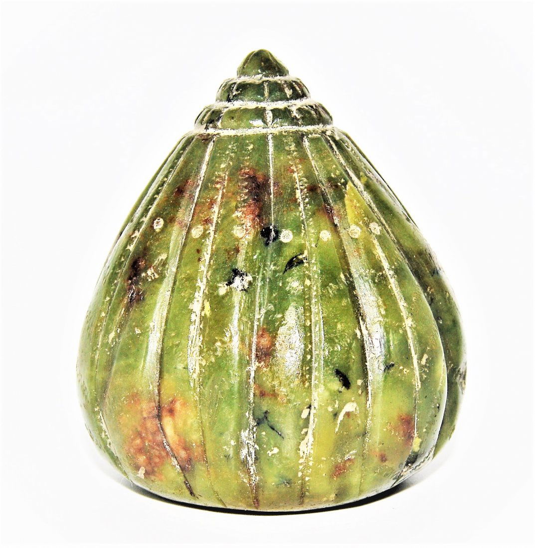 Unique Ottoman/Mughal Large Jade Chess Piece 18th-19thC (1 of 2)