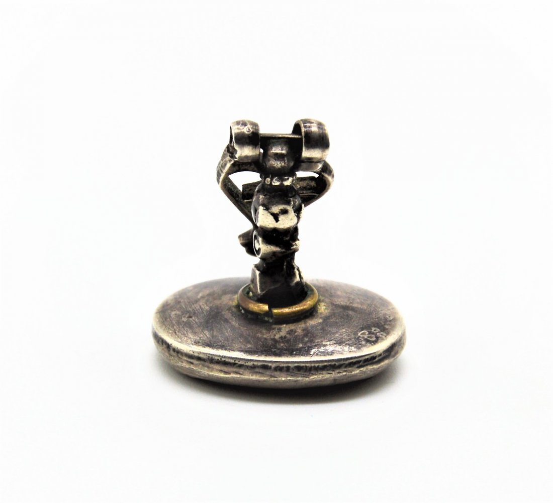 ISLAMIC PERSIAN/INDIAN FAUX CARNELIAN SILVER SEAL STAMP (1 of 3)