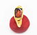EXTREMELY RARE ANCIENT ROMAN GARNET INTAGLIO GOLD RING - 7