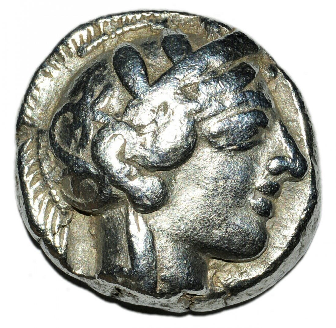 ANCIENT ATTICA, ATHENS. CIRCA 449-404 BC AR TETRADRACHM (1 of 2)