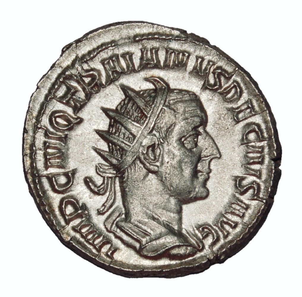 ROMAN EMPIRE TRAJAN DECIUS. AD 249-251. AR ANTONINIANUS (1 of 2)
