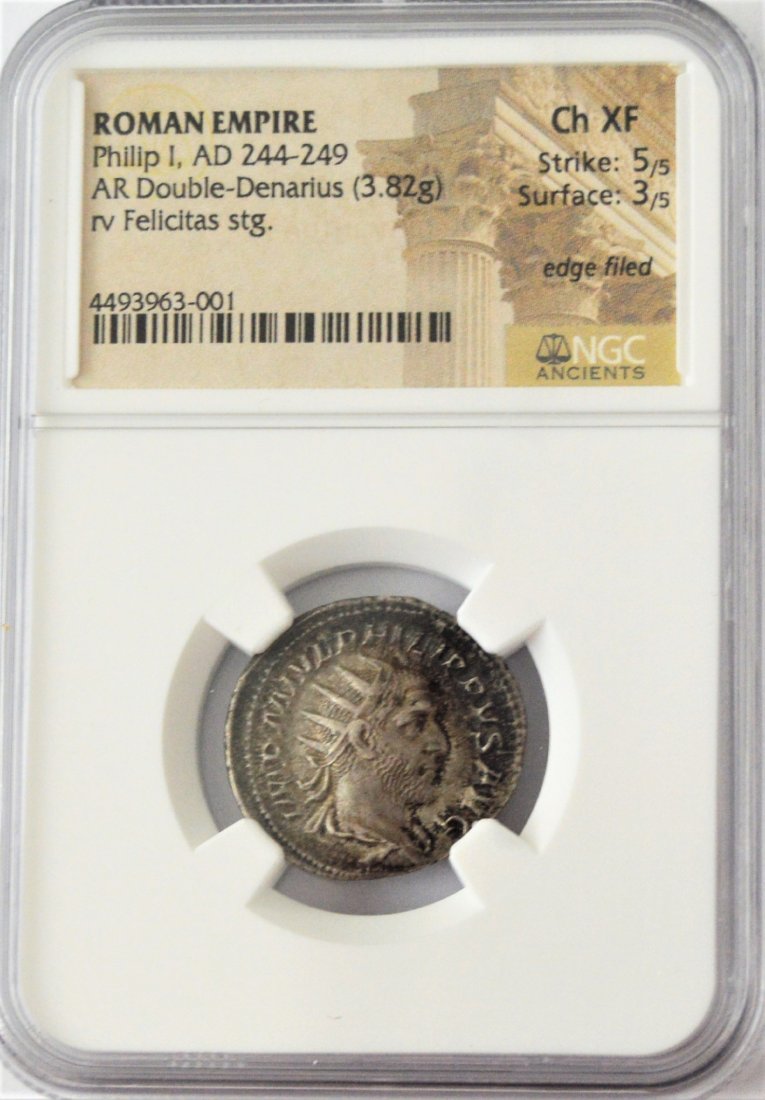 ROMAN EMPIRE PHILIP I. AD 244-249. AR ANTONINIANUS ROME (1 of 4)