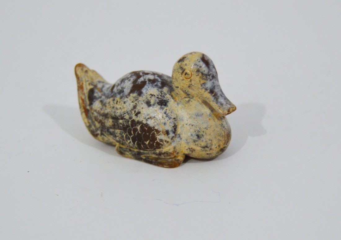 A Rare Chinese Agate Duck Circa 19th Century (1 of 1)