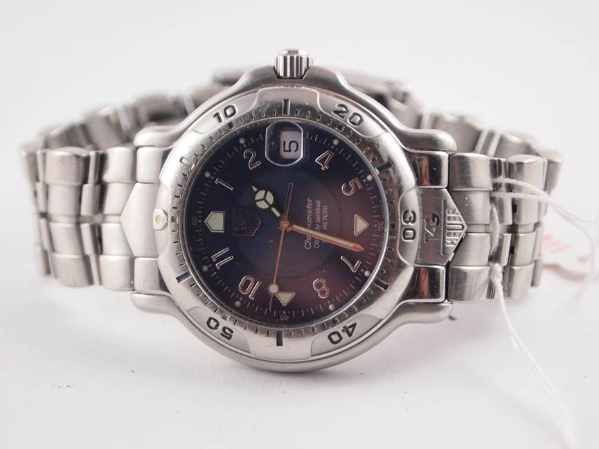 Tag Heuer SS Mens Professional.: Tag Heuer SS Mens Professional. Date. Arabic Dial. Swiss Made.
