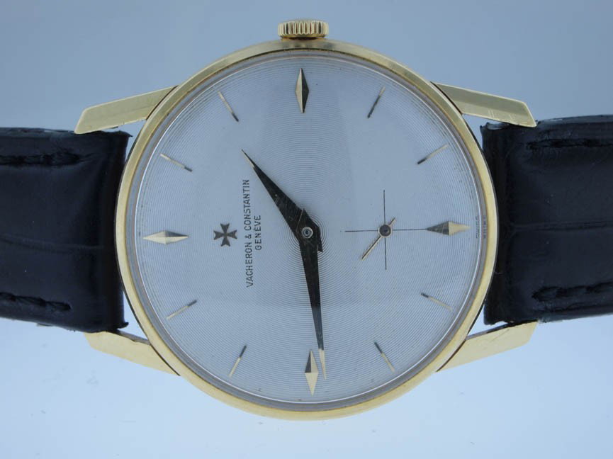Vacheron & Constantin Mens 18k Gold Vintage Watch.: Vacheron & Constantin Mens 18k Gold Vintage Watch. Vacheron & Constantin, Mens, 18k Gold, Vintage, Separate Seconds Hand, Leather Strap, Swiss Made, Beautiful Vintage Condition, Pre-Owned, Franck Mull