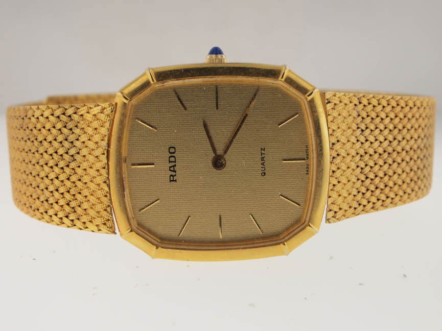 Rado Mens Gold Tone Dress Watch.: Rado Mens Gold Tone Dress Watch. Rado, Mens, Quartz Movement, Gold Tone, Dress Watch, Swiss Made.