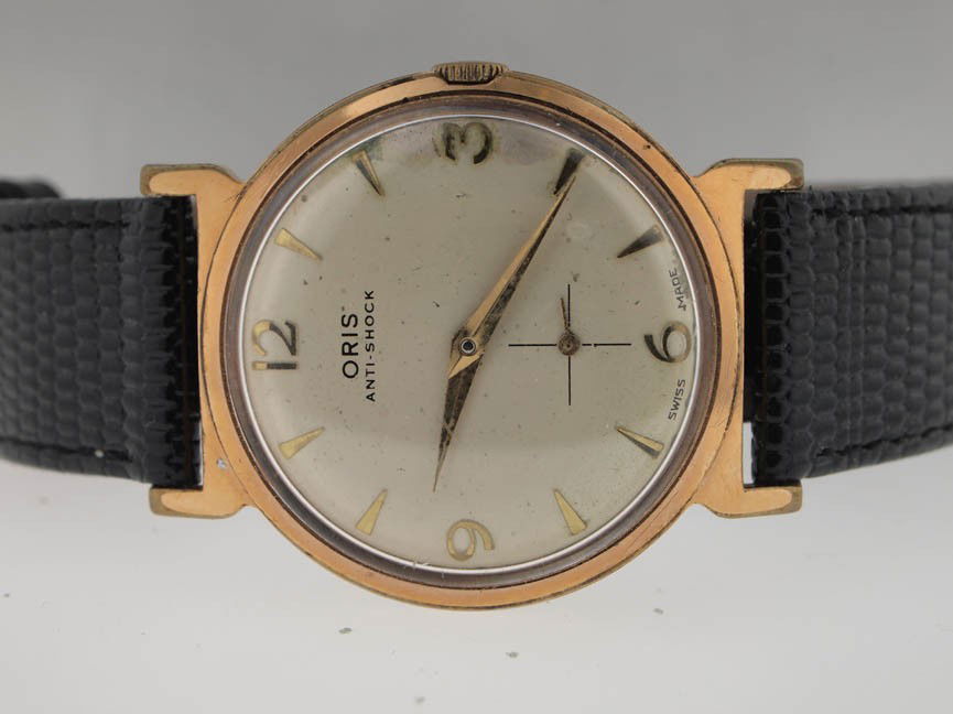 Oris Mens Vintage Manual Wind. Separate Seconds.: Oris Mens Vintage Manual Wind. Separate Seconds. Oris, Mens, Vintage, Manual Movement, Separate Seconds Hand, Leather Strap, Swiss Made.