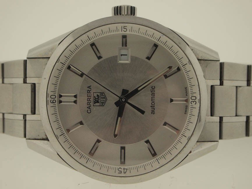 Tag Heuer Mens SS Carrera Automatic.: Tag Heuer Mens SS Carrera Automatic. Tag Heuer, Mens, Stainless Steel, Carrera, Automatic, Skeleton Back, Date, Deployment Buckle, Swiss Made.