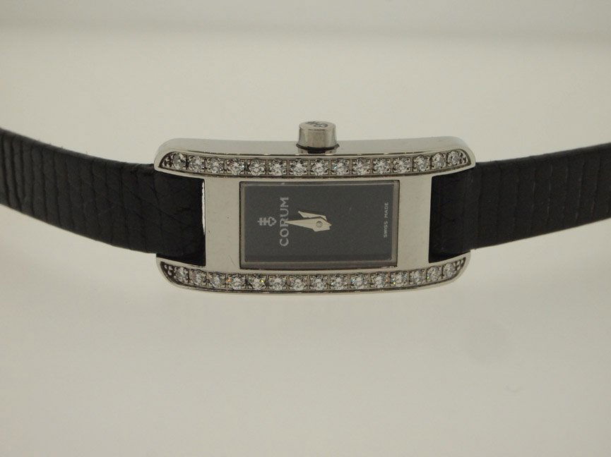 Corum Ladies SS Diamond Diamond Watch.: Corum Ladies SS Diamond Diamond Watch. Corum, Ladies, Stainless Steel, 30 Diamonds, Swiss Made.