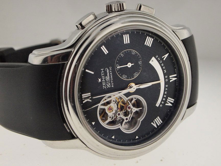 Zenith Mens SS El Primero Chronomaster Power Reserve.: Zenith Mens SS El Primero Chronomaster Power Reserve. Zenith, Mens, Stainlesss Steel, El Primero, Chronomaster Open, Power Reserve, Skeleton Back, Automatic, Chronograph, Swiss Made.